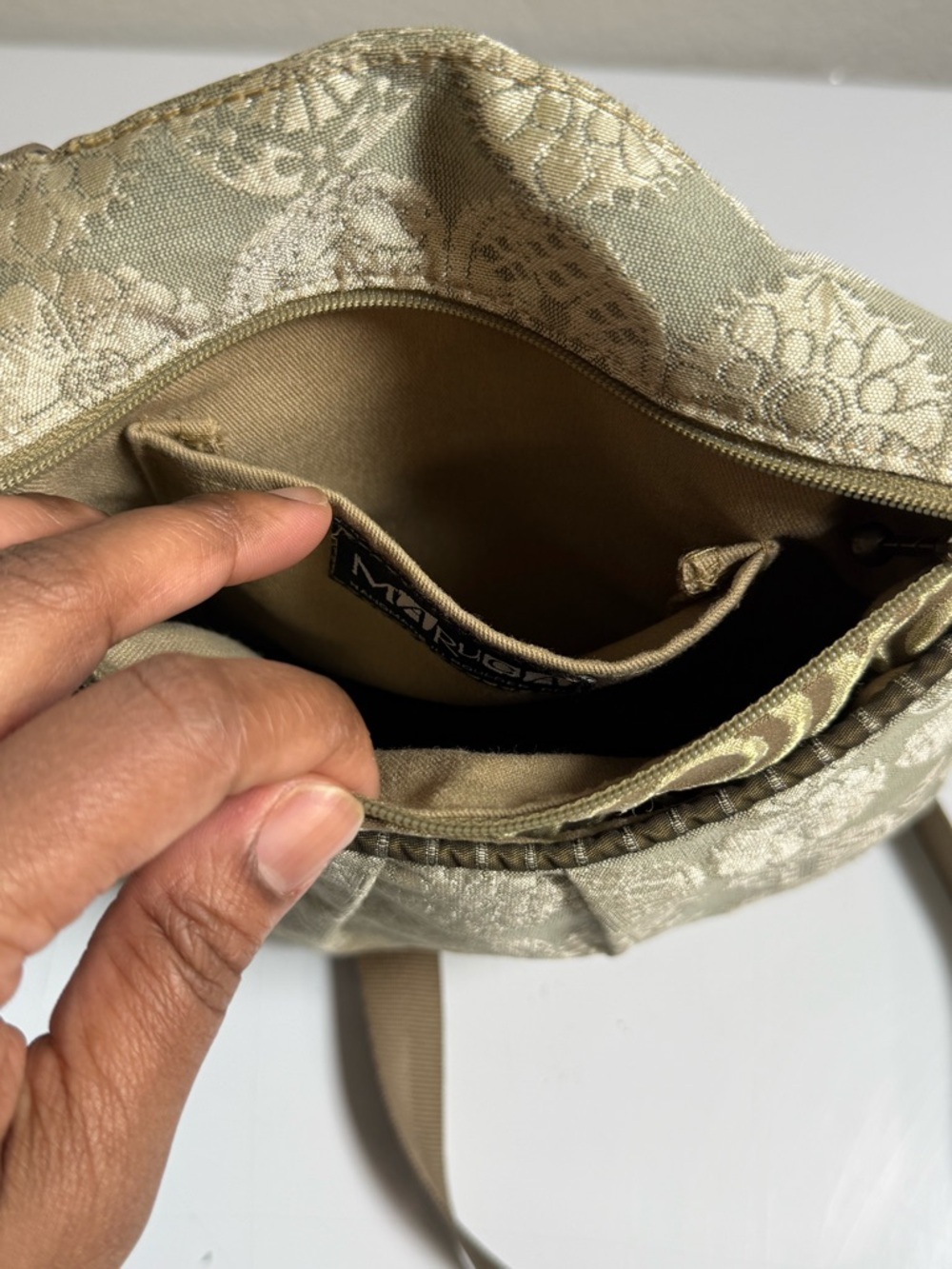 Maruca "Busy Body" Handmade In Boulder Co. Crossbody Handbag Boho Floral - Picture 5 of 10